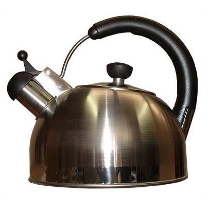 Oggi Stainless Whistling Kettle W/ Glass Dome