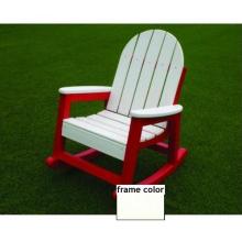 Eagle One Recycled Plastic Kids Alexandria Rocker - White
