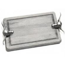 Wilton Armetale Steer Carving Board