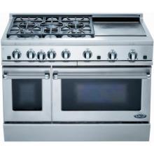 DCS Gas Range 48 Inch Natural Gas Range W/ Griddle By Fisher Paykel - RGT-485GD