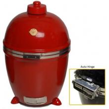 Grill Dome Charcoal Grill Infinity Series BBQ Grill With Stainless Auto Hinge - Red