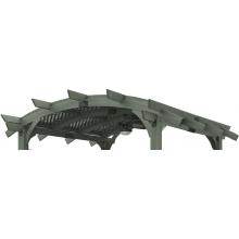 Outdoor GreatRoom Company Lattice Roof For Sonoma 14 X 14 Pergola - Grey Finish
