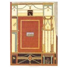Pompeiian Frescoes Poster Print
