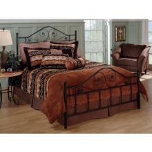 Hillsdale Harrison Textured Black Metal Bed Set With Frame - King