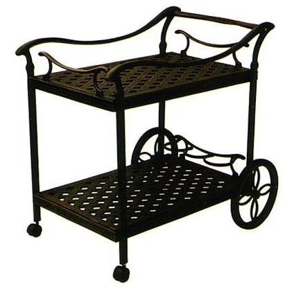 Darlee Cast Aluminum Serving Cart