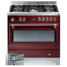Fratelli Onofri Royal Chiantishire Dual Fuel Range, 120V - Stainless Steel/Chrome