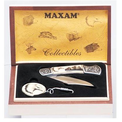 (A) BOX W/KNIFE & KEYCHAIN SET