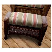 North Cape Port Royal Resin Wicker Ottoman - Espresso