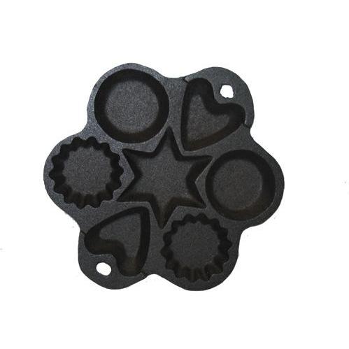 Seasoned Cast Iron Star Muffin Pan