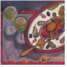 Michel Stong - Vino Size 11x11 Poster Print
