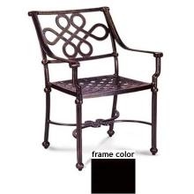 Meadow Decor Paragon Cast Aluminum Dining Chair Black Finish
