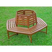 International Caravan Acacia Wood Sectional Tree Trunk Bench - Stain