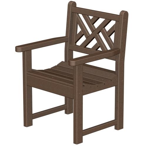Poly-Wood Recycled Plastic Wood Chippendale Lounge Chair