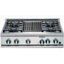 DCS Professional Gas Cooktop 36 Inch Propane Gas Cooktop W/ Grill By Fisher Paykel - CP-364GL