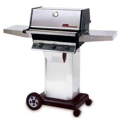 MHP Gas Grills TRG2 Infrared Natural Gas Grill W/ SearMagic Grids On Stainless Cart