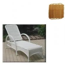 North Cape International Naples Wicker Chaise Lounge