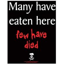 Many Have Eaten Here Apron