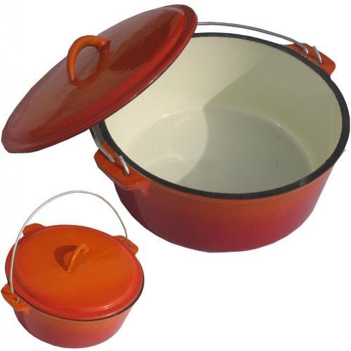 Enamel Cast Iron Dutch Oven - 4.5 Qt