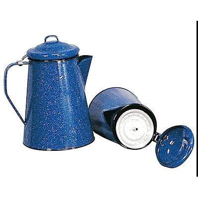 Stansport Enamel Coffee Pot, 12 Cup, With Perculator