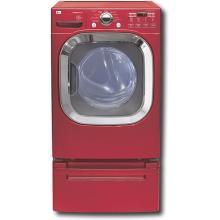LG Gas Steam Dryer Front Control, 7.4 Cu Ft - Red