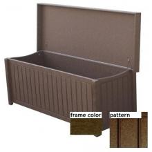 Eagle One Recycled Plastic Brisbane Flat Top Deck Box New England Pattern - Brown