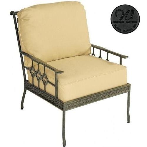 Windham Castings Provence Tailored Back Club Chair Frame Only, Black