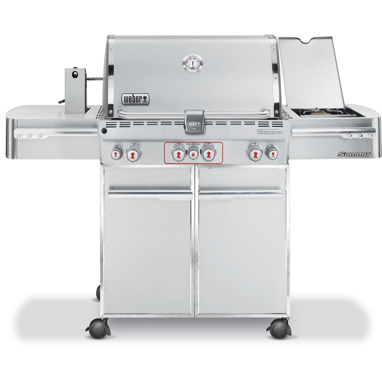 Weber Gas Grills Summit S-470 Propane Gas Grill W/ Sear Burner