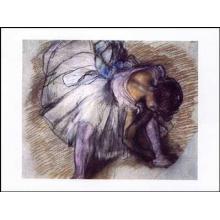 Dancer Adjusting Her Slipper Poster Print