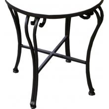 Alfresco Home 20 Inch Round Side Table Base Only