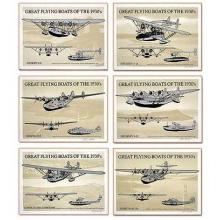 Great Flying Boats - Set Of 6 (Le) Poster Print