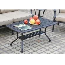 Alfresco Home Farfalla Cast Aluminum Outdoor Coffee Table - Rectangular