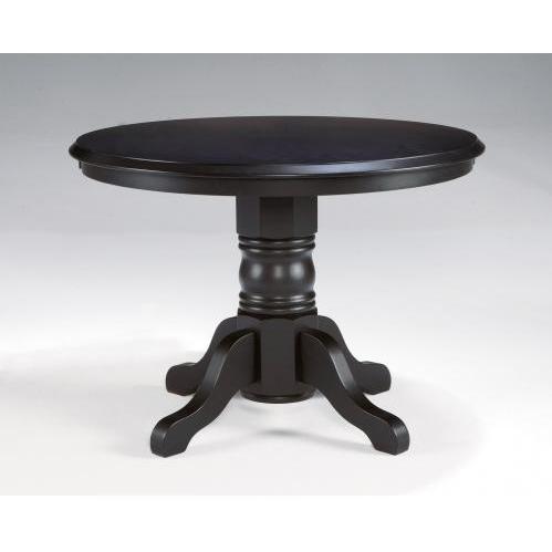 Home Styles Round Pedestal Dining Table - Black
