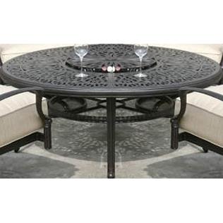 Alfresco Home Kaleidoscope 52 Inch Beverage Cooler/Fire Pit Chat Table & Base - Antique Wine