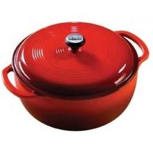 Lodge Color Enamel Dutch Oven 7.5 Qt. 12 Dia. Gradated Red EC7D43