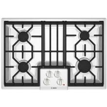 Bosch NGM Series Gas Cooktop, 30 Inch - White
