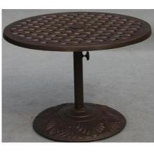 Darlee Series 30 Pedestal Cast Aluminum Tea Table - 30 Inch Round