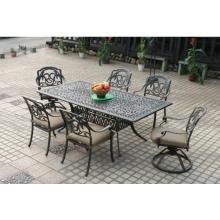 SCG Patio Cast Shadows Aluminum Dining Set