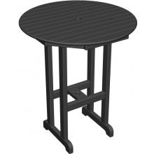 Poly-Wood Recycled Plastic Wood Bar Table - 36 Inch Round