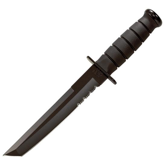 Black Tanto, Kydex Sheath, 8 In. ComboEdge
