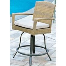 Alfresco Home Mackinac Swivel Balcony Arm Chair Frame