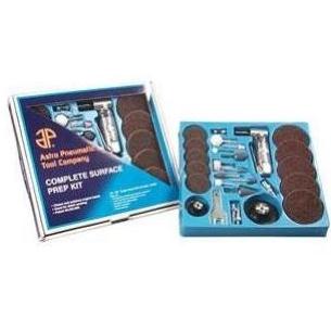 Astro Pneumatic Complete Surface Prep Kit With 90 Degree Angle Air Die Grinder