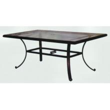 Darlee Series 50 Glass Top Aluminum Dining Table 42 Inch X 72 Inch Rectangular