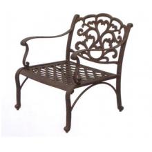 Darlee Catalina Cast Aluminum Club Chair With Cushions