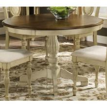 Hillsdale Cumberland Round Dining Table - Antique Buttermilk