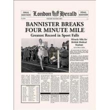Four Minute Mile Poster Print