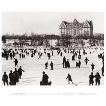 Skating In Central Park, Ca. 1890 Poster Print