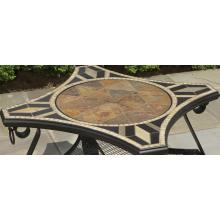 Alfresco Home San Marco Bev-Fire Pit Chat Table Top - (Black Frame)