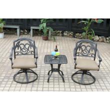 Cast Shadows Cast Aluminum Patio Bistro Set - Standard Cushion(s)