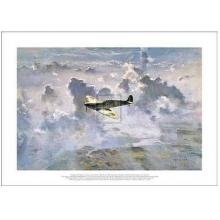 Lone Spitfire Poster Print