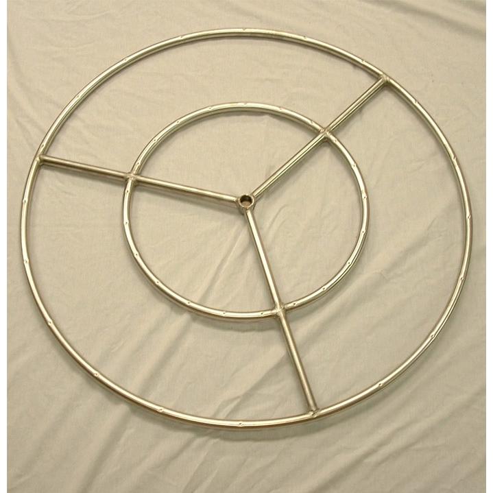 30 Inch Stainless Round Double Fire Pit Ring